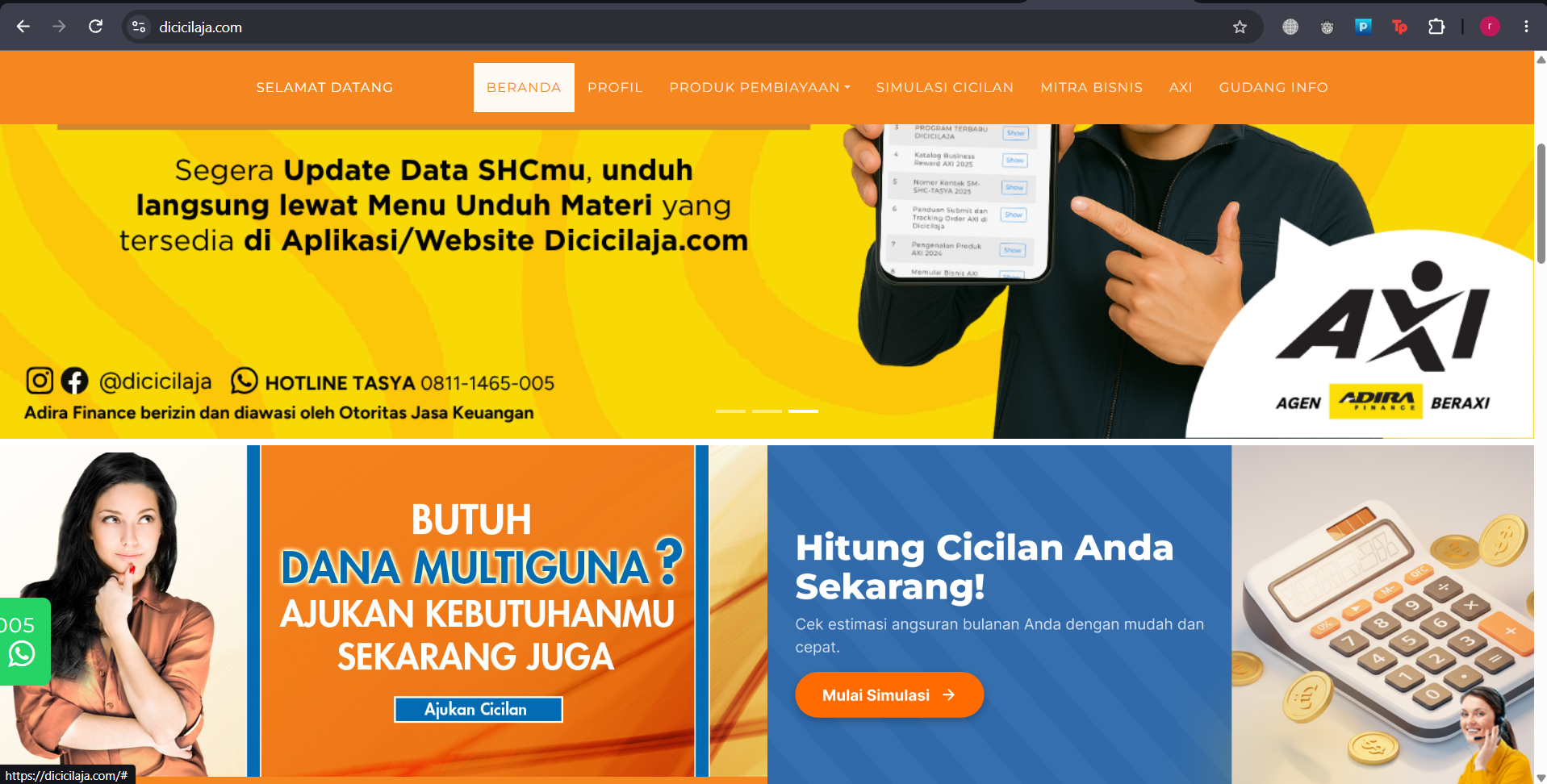 Pratinjau Dicicilaja.com